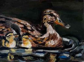 Lente-1 schilderij