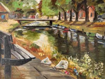 Singel Breda schilderij